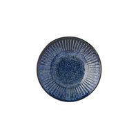 Ridged Indigo Saucer 12 cm