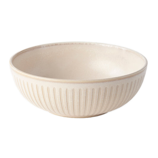 Ridged Alabaster Bowl 19.5 cm, 1000 ml