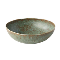 Oval Bowl, 14 x 12.5 cm, 200 ml, Green Fade Design