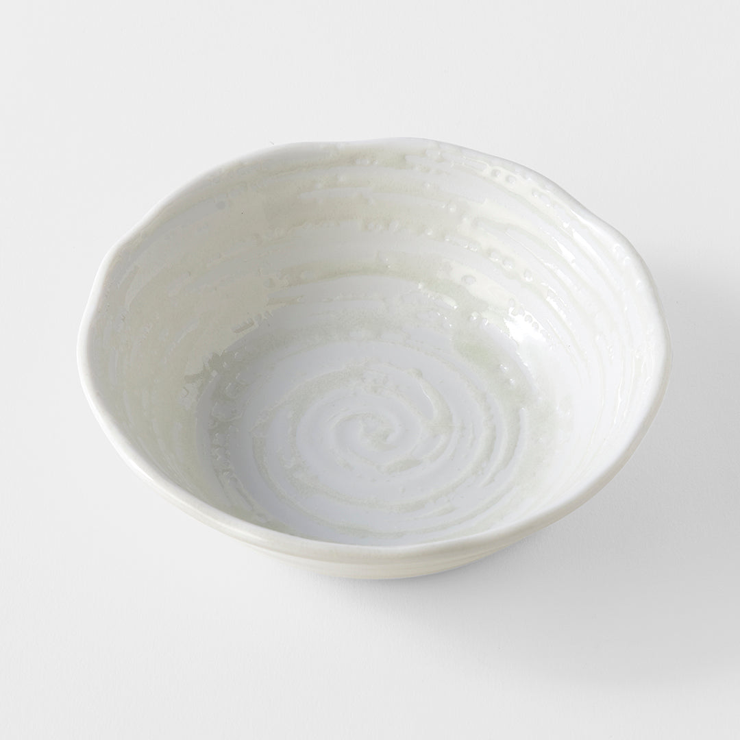 White Spiral Bowl 13.5 cm, 200 ml