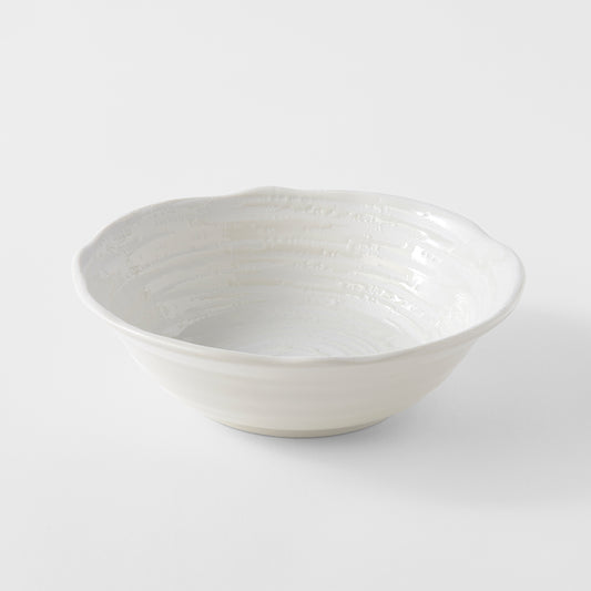 White Spiral Bowl, 15.5 cm, 350 ml