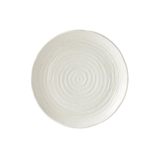 White Spiral Dinner Plate 29.5 cm