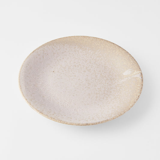 Side Plate 21 cm White Fade Glaze