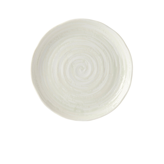 White Spiral Side Plate 21.5 cm