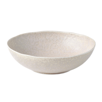 White Fade Oval Bowl 19 x 17.5 cm, 600 ml