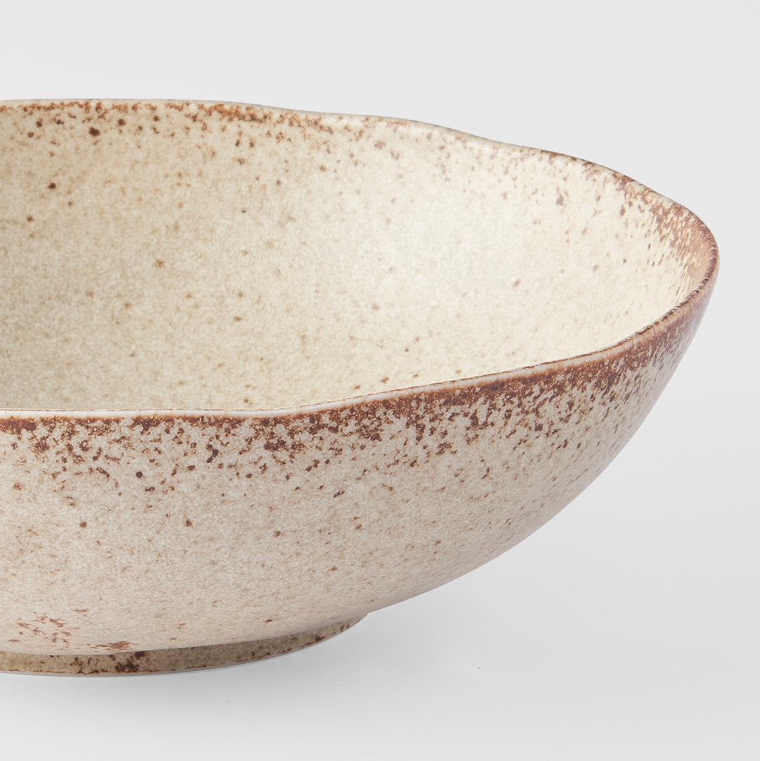 Sand Fade Oval Bowl 19 x 17.5 cm, 600 ml