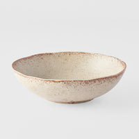 Bowl Oval 19cm Sand Fade Glaze