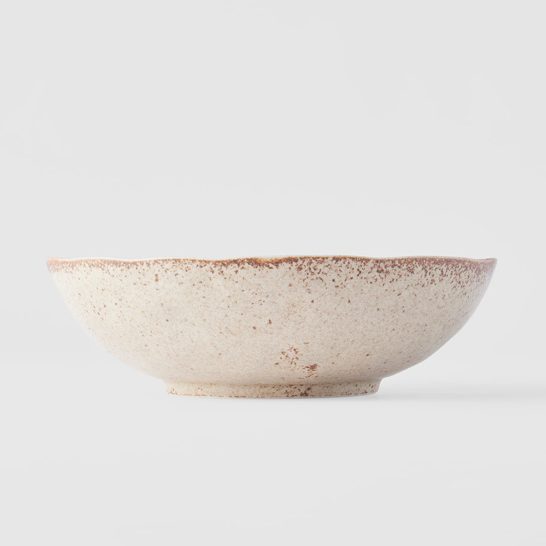 Sand Fade Oval Bowl 19 x 17.5 cm, 600 ml