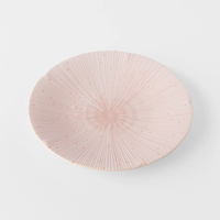 Side Plate 22cm Ice Pink Glaze