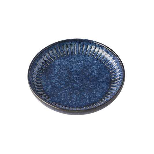 Ridged Indigo Sauce Bowl 9 cm, 20 ml