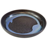 Blue Blur Plate, High Rim, 22 cm