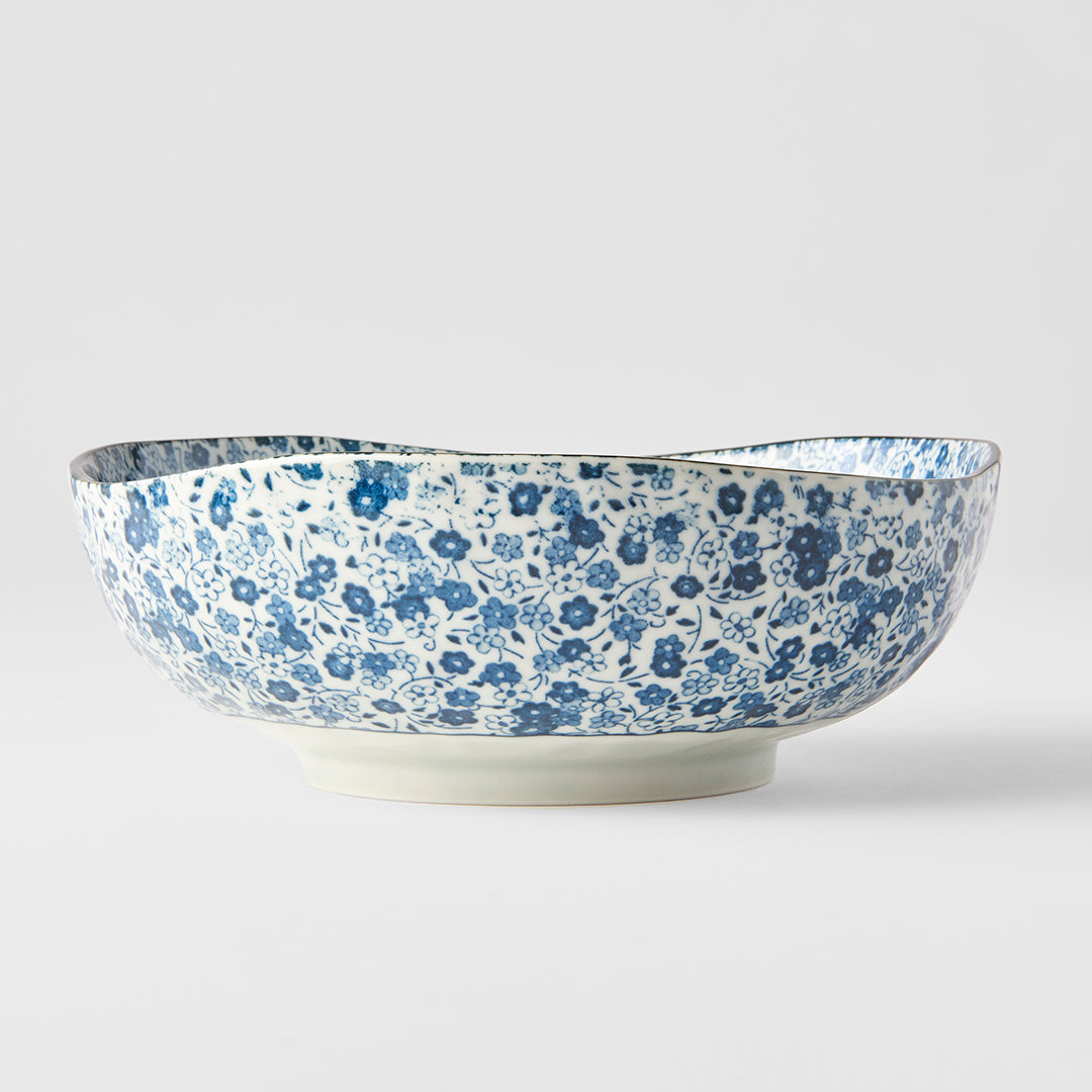 Blue Daisy Bowl 20 cm, 850 ml