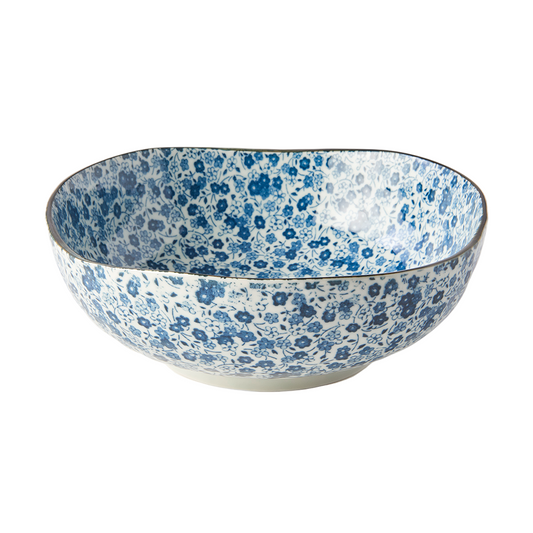 Blue Daisy Bowl 20 cm, 850 ml