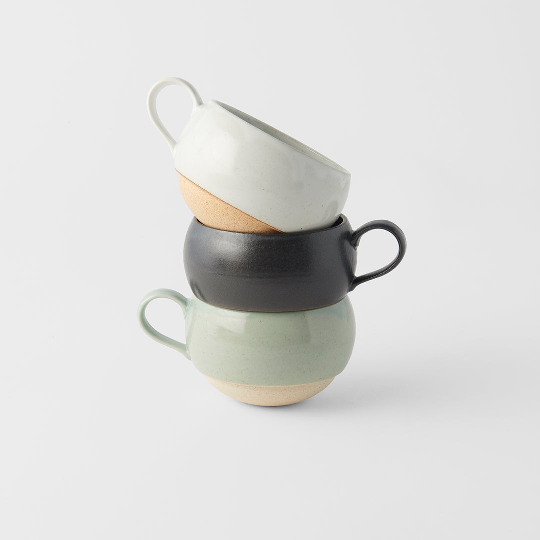 White Sphere Mug with Handle 300 ml