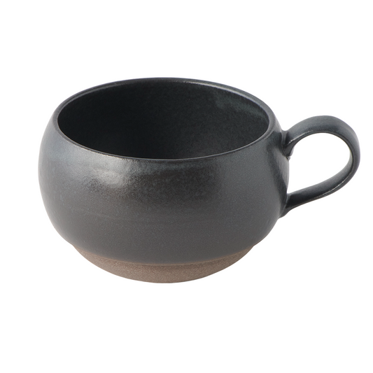 Black Sphere Mug with Handle 300 ml