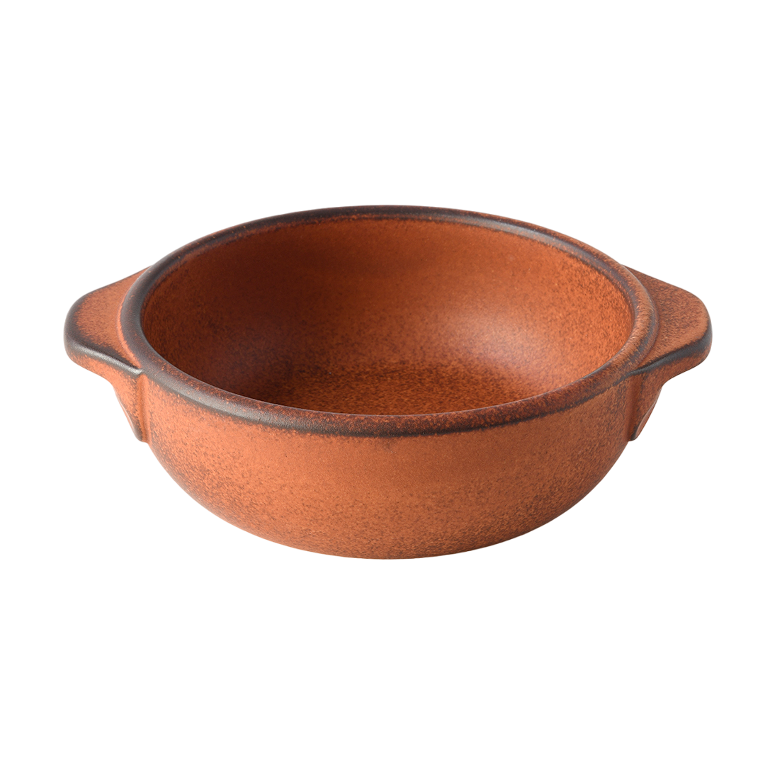 Orange Donabe Oven Pot 15 cm, 400 ml