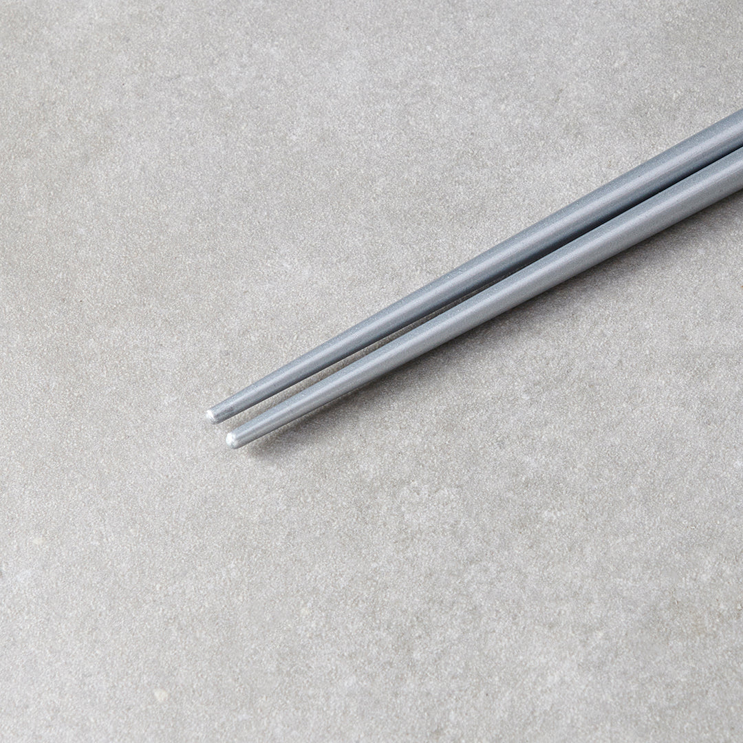 Silver & White Lacquered Chopsticks