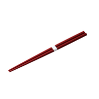 Dark Red & White Lacquered Chopsticks