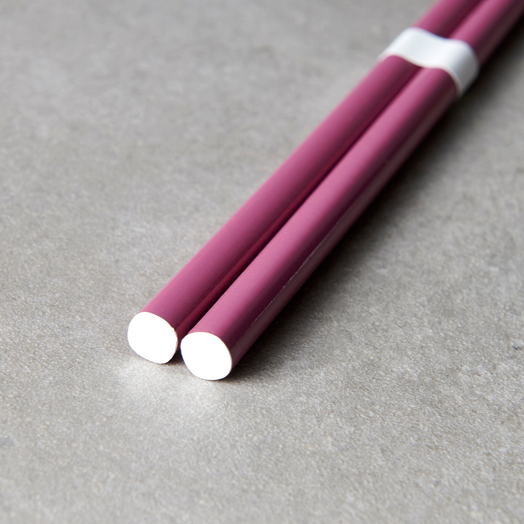 Plum & White Lacquered Chopsticks