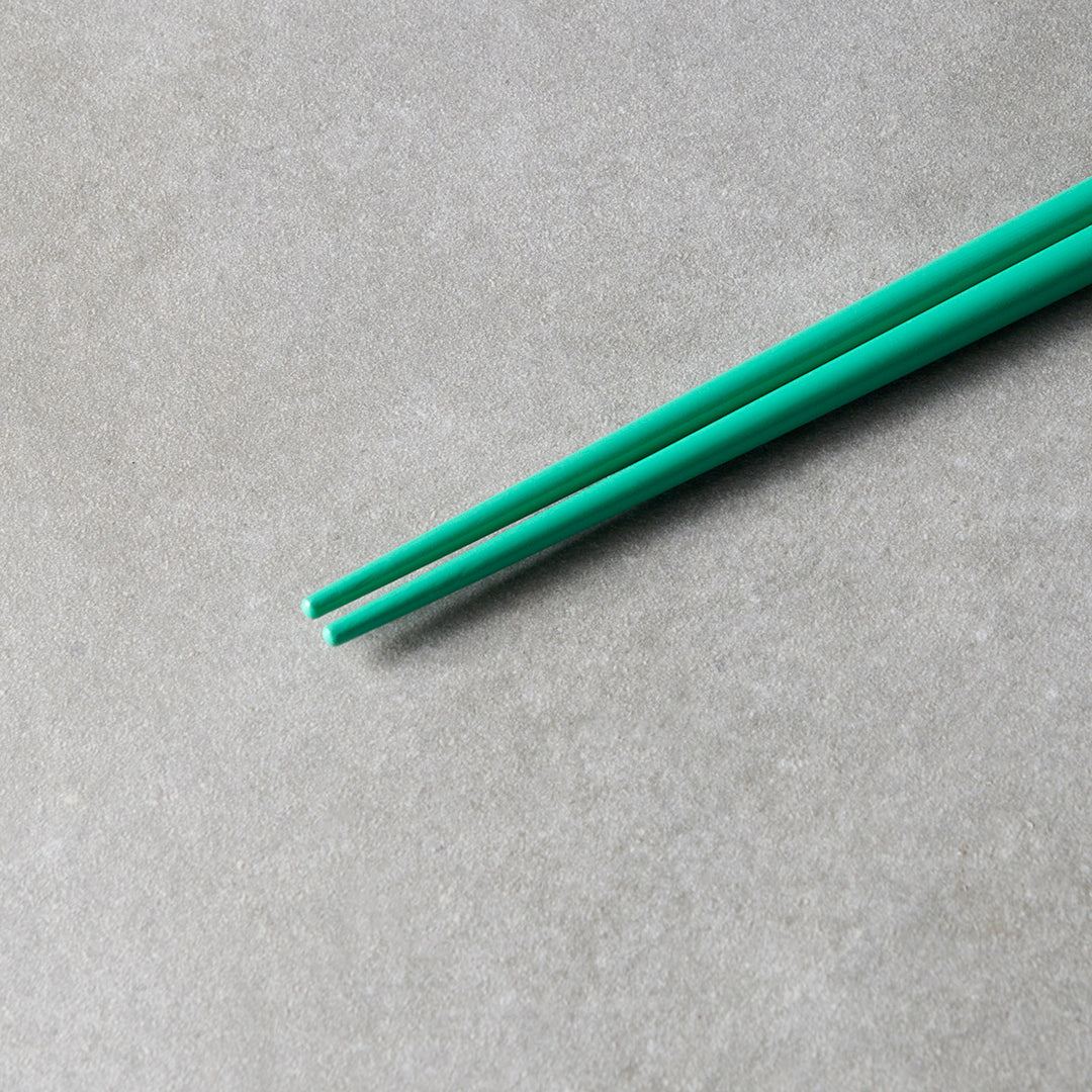 Bamboo Green & White Lacquered Chopsticks