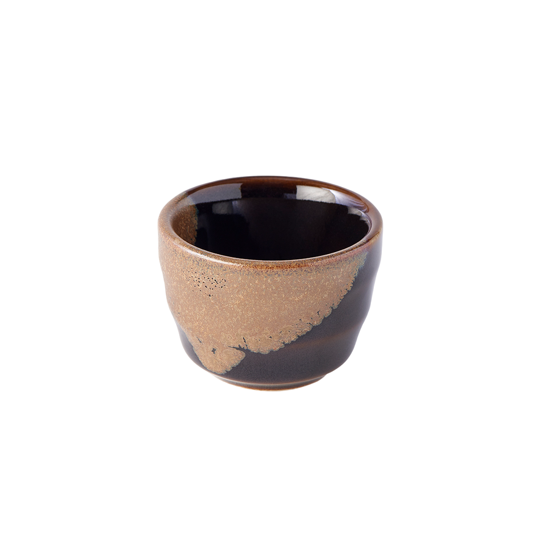 Brown & Black Sake Cup 30 ml