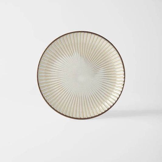 Side Plate 20.5cm White Sendan Glaze