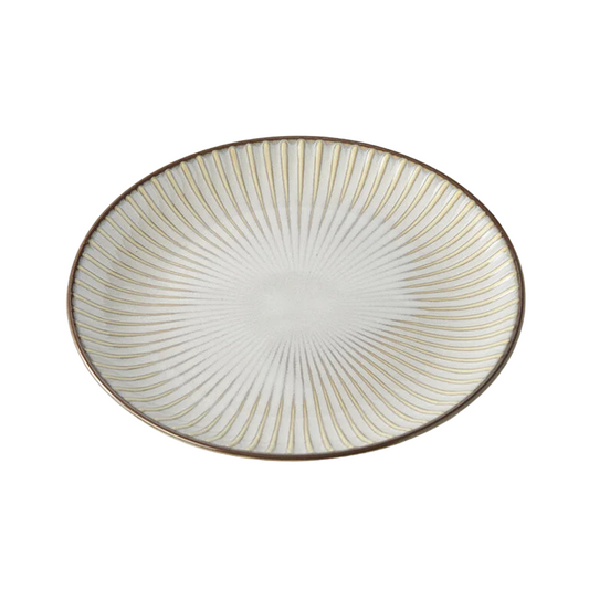 White Sendan Side Plate 20.5 cm