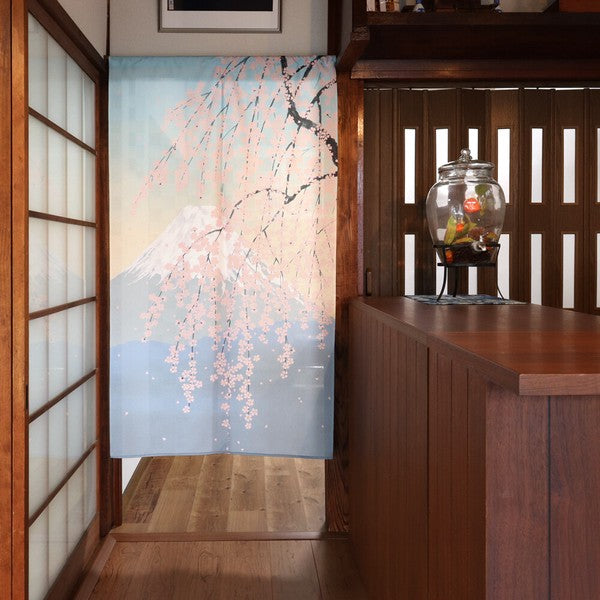 Noren Door Curtain 150cm Fuji Sakura