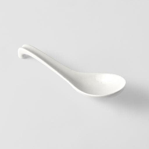 Matt White Spoon 17,5 cm