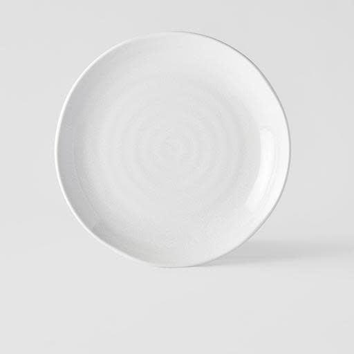 Organic Plate 23.5 cm / Parchment Glaze