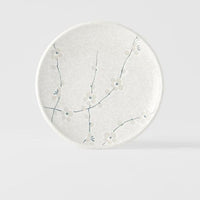 Tapas Plate 17cm White Blossom Glaze