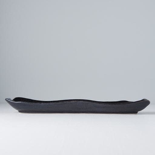 Sashimi  Plate Rect. Tray Shape 33cm X 10cm Gunmetal