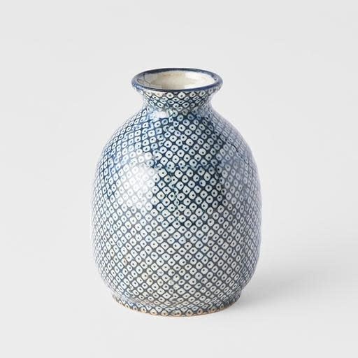 Sake Jug 8 cm, 300 ml / Shibori Pattern