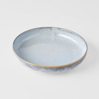 Plate High Rim 20cm Steel Grey Glaze