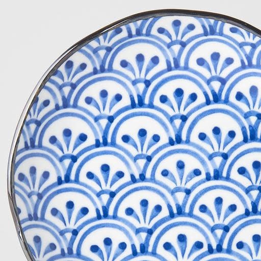 Tapas Plate 17 cm / Petal Crest Pattern