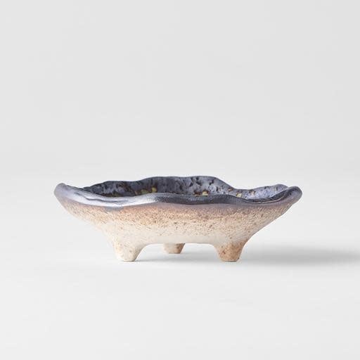 Cobalt Blue Irregular Sauce Bowl on Feet 9 cm, 50 ml