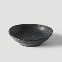 Sauce Dish organic shape 8cm BB Black Glaze