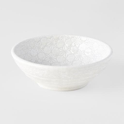 Bowl 13cm White Star Glaze