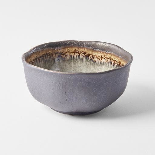 Akane Grey Irregular Bowl 14.5 cm, 600 ml