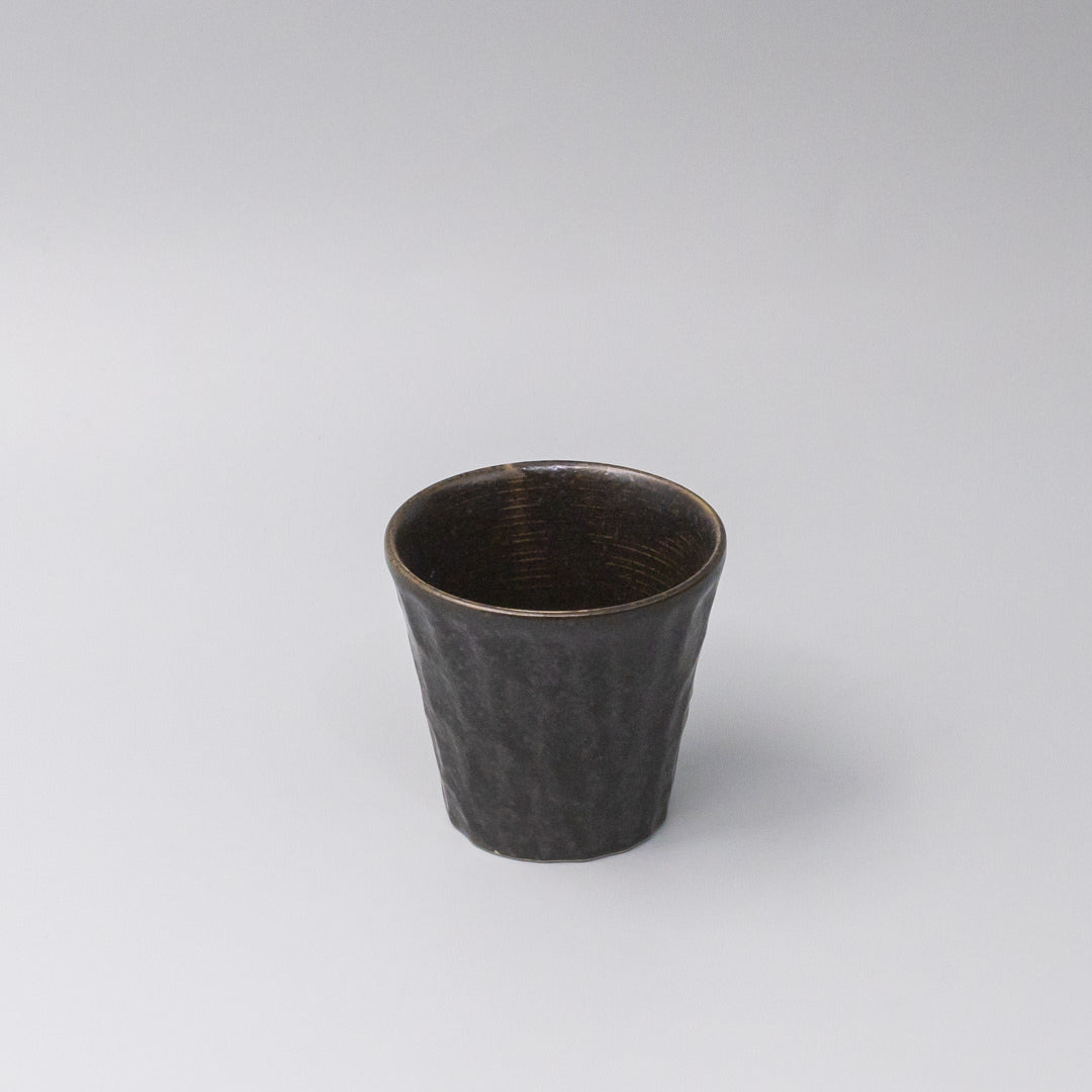 Cup Sho Chu 250ml Black Irabo Glaze