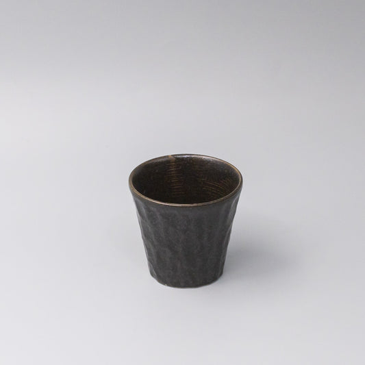 Cup Sho Chu 250ml Black Irabo Glaze
