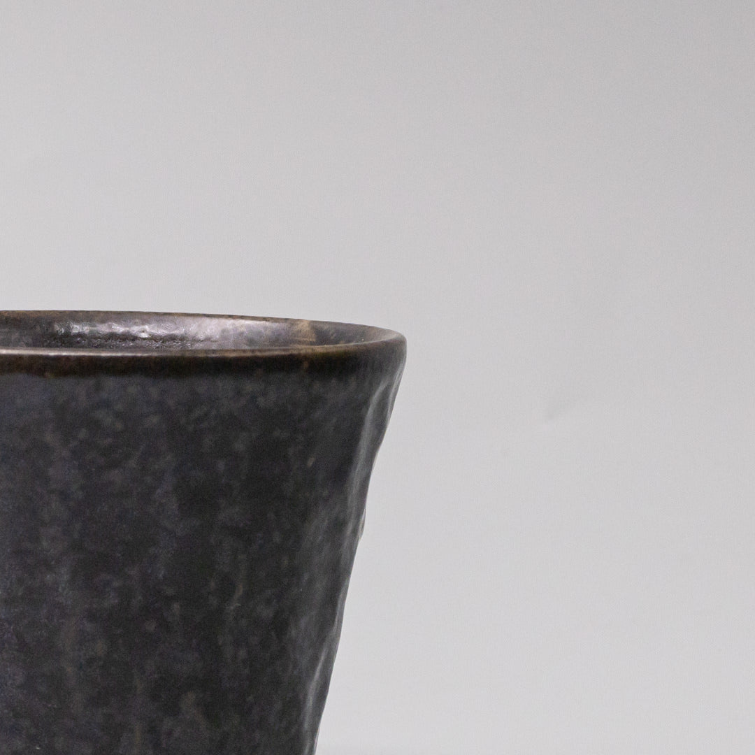 Cup Sho Chu 250ml Black Irabo Glaze