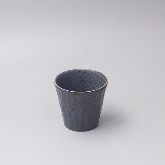 Ash Blue Shochu Cup 250ml 45 degree view