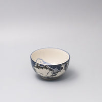 Bowl Kids 13cm Sleepy Cat Blue Design