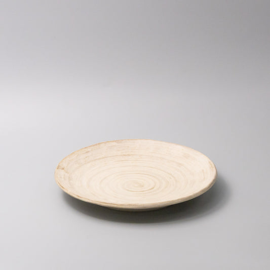 Thick Edge Plate 25cm Washed Sandstone