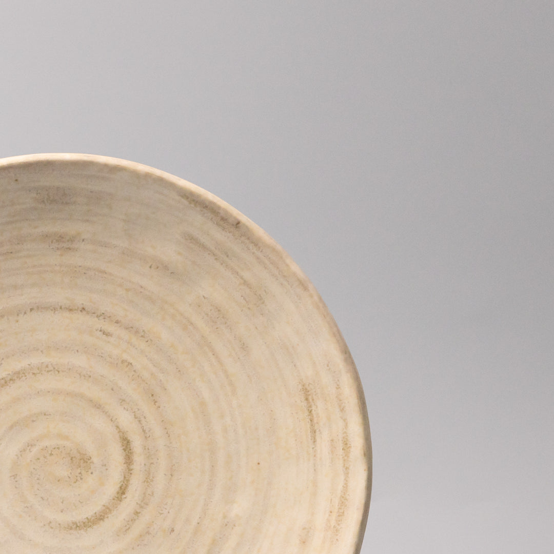 Thick Edge Plate 25cm Washed Sandstone