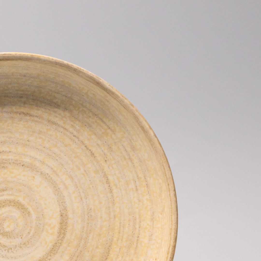Plate High Rim 22cm Washed Sandstone