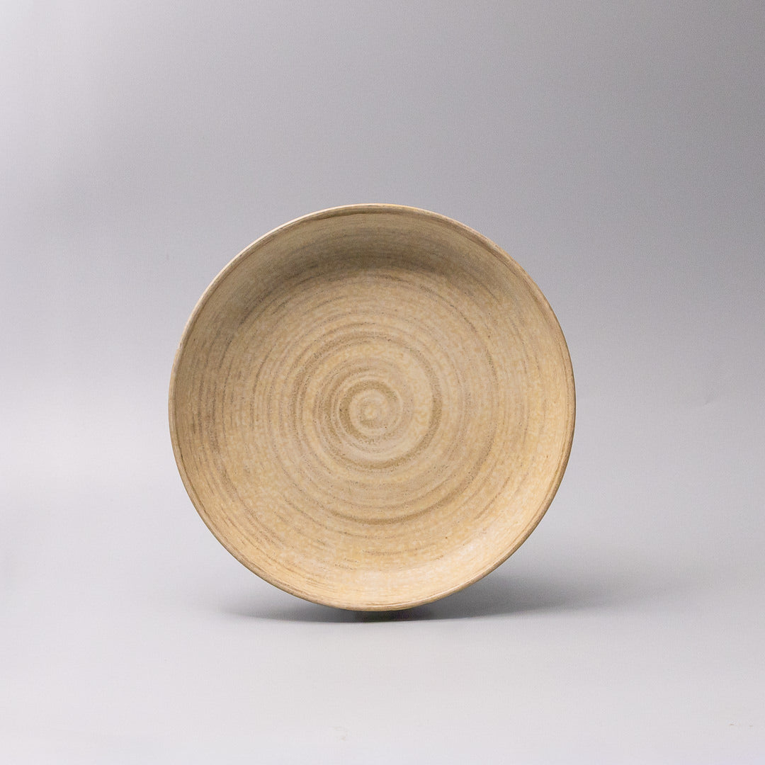 Plate High Rim 22cm Washed Sandstone