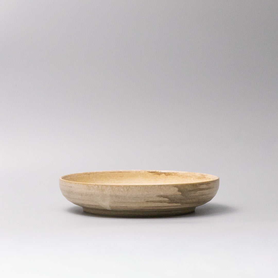 Plate High Rim 22cm Washed Sandstone