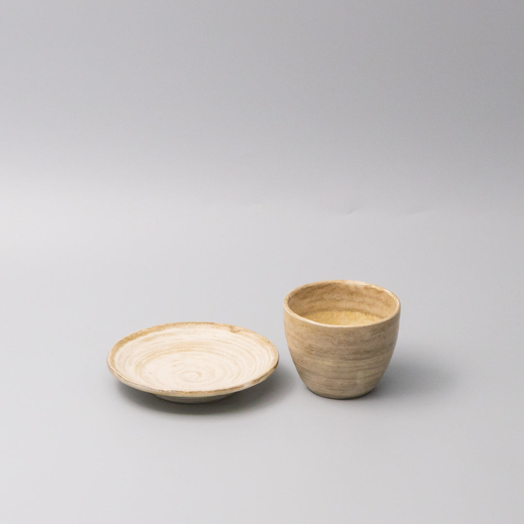 Saucer 13cm Washed Sandstone